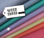 RESTSTÜCK 1,10m !!! - Bio Jacquard Jersey - Tiles Knit - glicine/weiß - Weekender - Hamburger Liebe - Albstoffe
